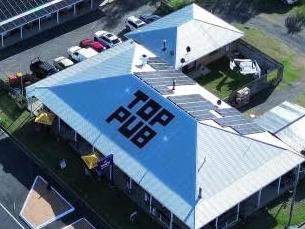 A local government in Northern NSW is trying to shutdown the Deepwater Hotel because they allow passing travellers and caravans to park overnight on their lawn. Picture: Supplied