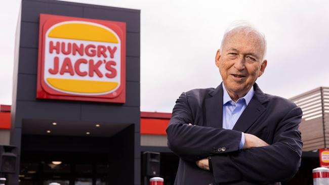 Fast food king Jack Cowin: Hungry Jack’s reported record sales for 2023 with revenue just over $2bn.