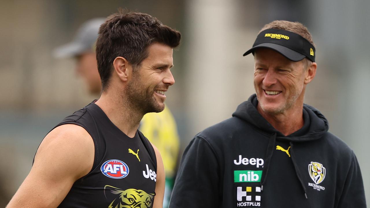 Trent Cotchin had put Damien Hardwick on an almighty pedestal. (Photo by Robert Cianflone/Getty Images)