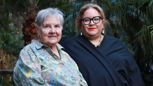 Pat Anderson, left, and Professor Megan Davis have jointly been awarded the Sydney Peace Prize for their work. Picture: John Feder