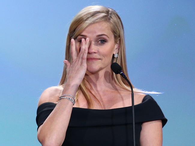 Reese Witherspoon teared up as she accepted her award.