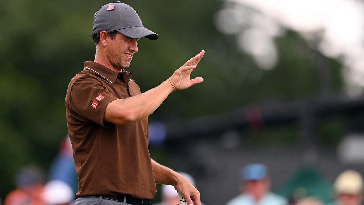 Adam Scott has changed his Masters routine. Picture: Ross Kinnaird / Getty Images North America / Getty Images via AFP