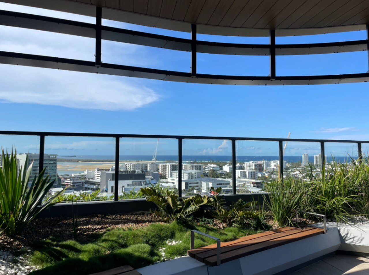 Altitude Nine on the ninth floor of Sunshine Coast City Hall will offer scenic views of the region. Picture: Sunshine Coast Council