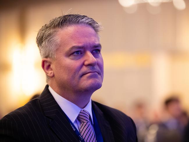 Finance Minister Mathias Corman is seen during the WA Liberal Party State Conference in Perth on Saturday, August 11, 2018. (AAP Image/Richard Wainwright) NO ARCHIVING