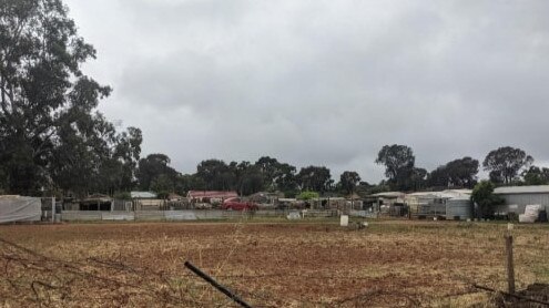 The land, which is largely vacant, has been used for a vegetable garden. Picture: URPS