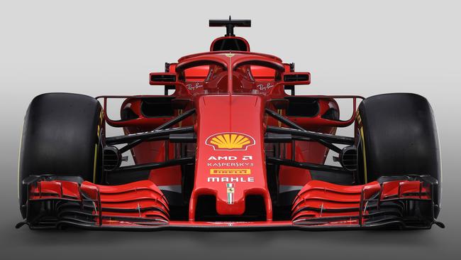 The new Ferrari Formula 1 SF71H.