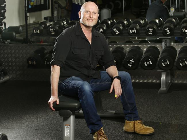 Heart transplant recipient Jayden Cummins at Anytime Fitness. Picture: John Appleyard