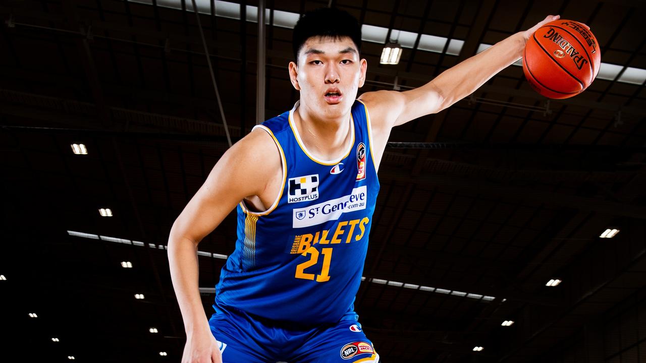 Chuanxing Liu poses for a photo after a Brisbane Bullets.