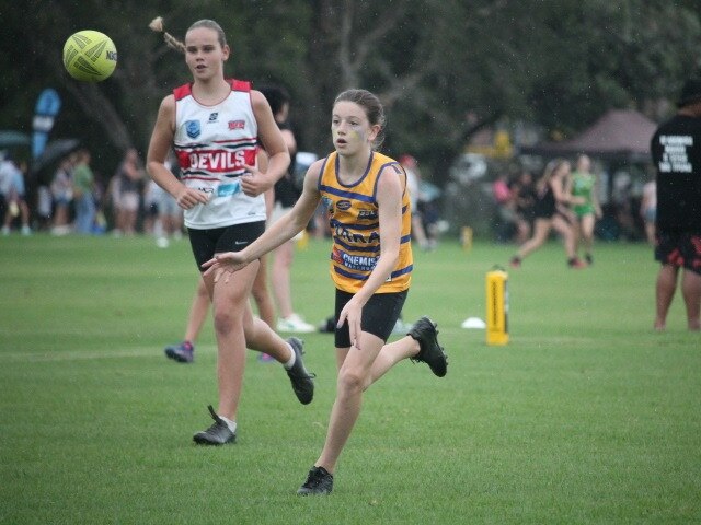 Grace Talbot of the Parramatta Junior State Cup Touch Football team. Picture: Contributed