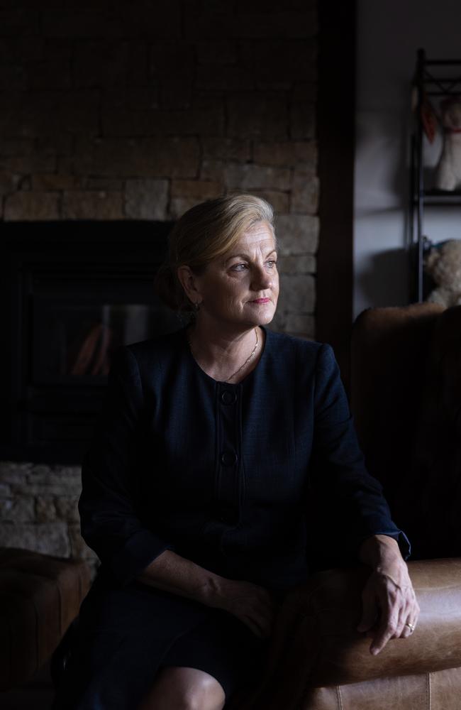 Karen Williams at home. Picture: David Kelly