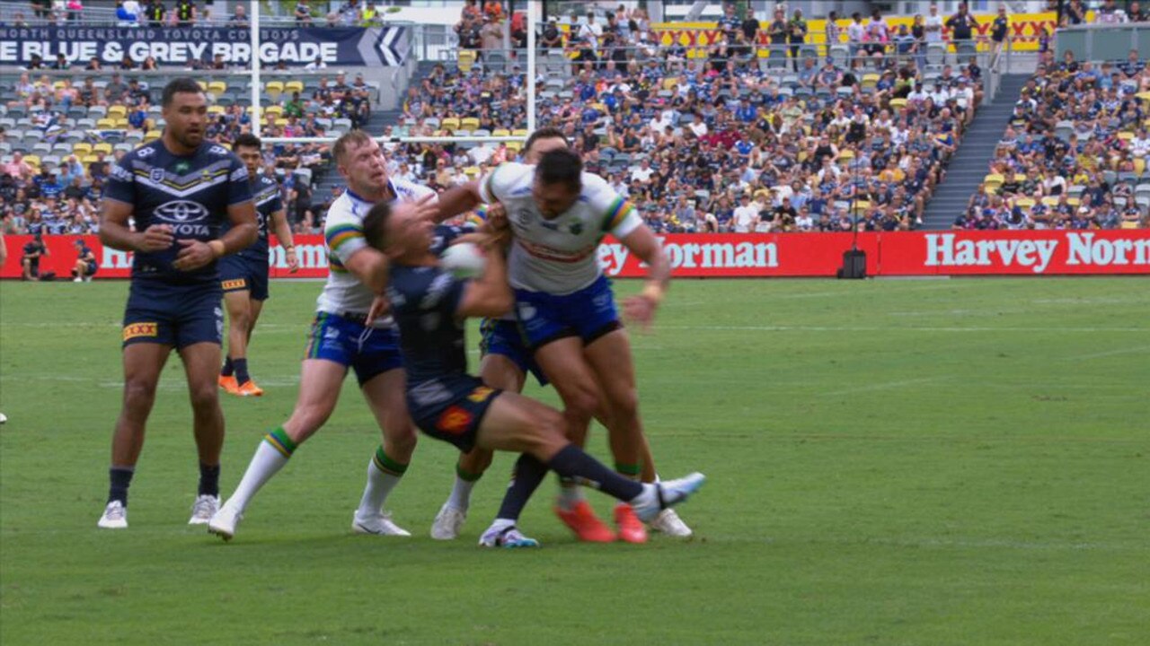 Jordan Rapana was also suspended over this hit on Scott Drinkwater.