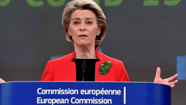 European Commission President Ursula von der Leyen. Picture: AFP