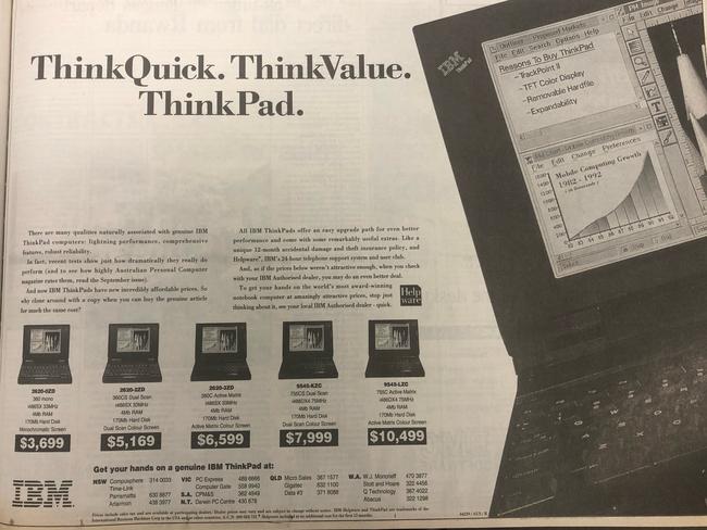 An advertisement for IBM from 1994.