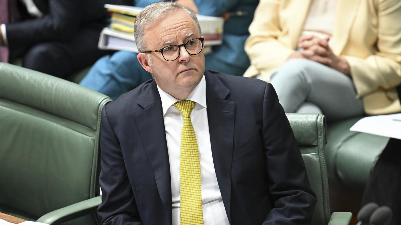 The Albanese government struck a deal with the Coalition to get its migration Bill through the Senate. Picture: NewsWire / Martin Ollman