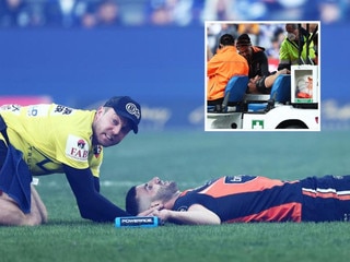 ‘Terrible’: Wests Tigers forward Alex Twal stretchered off after ‘scary’ head knock