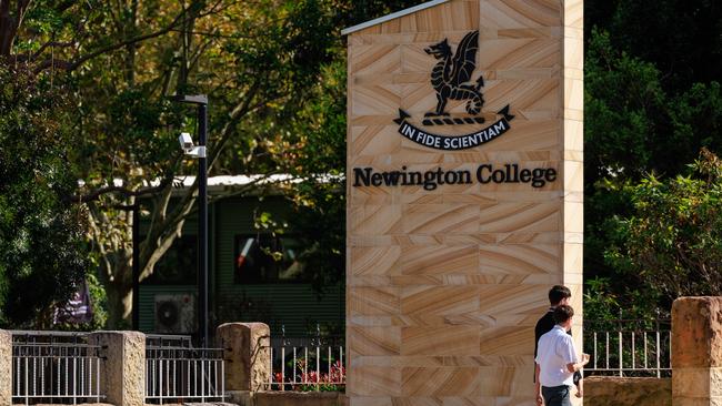 The headmaster of Newington College has hit out at parents over “unacceptable behaviour”. Picture: Justin Lloyd