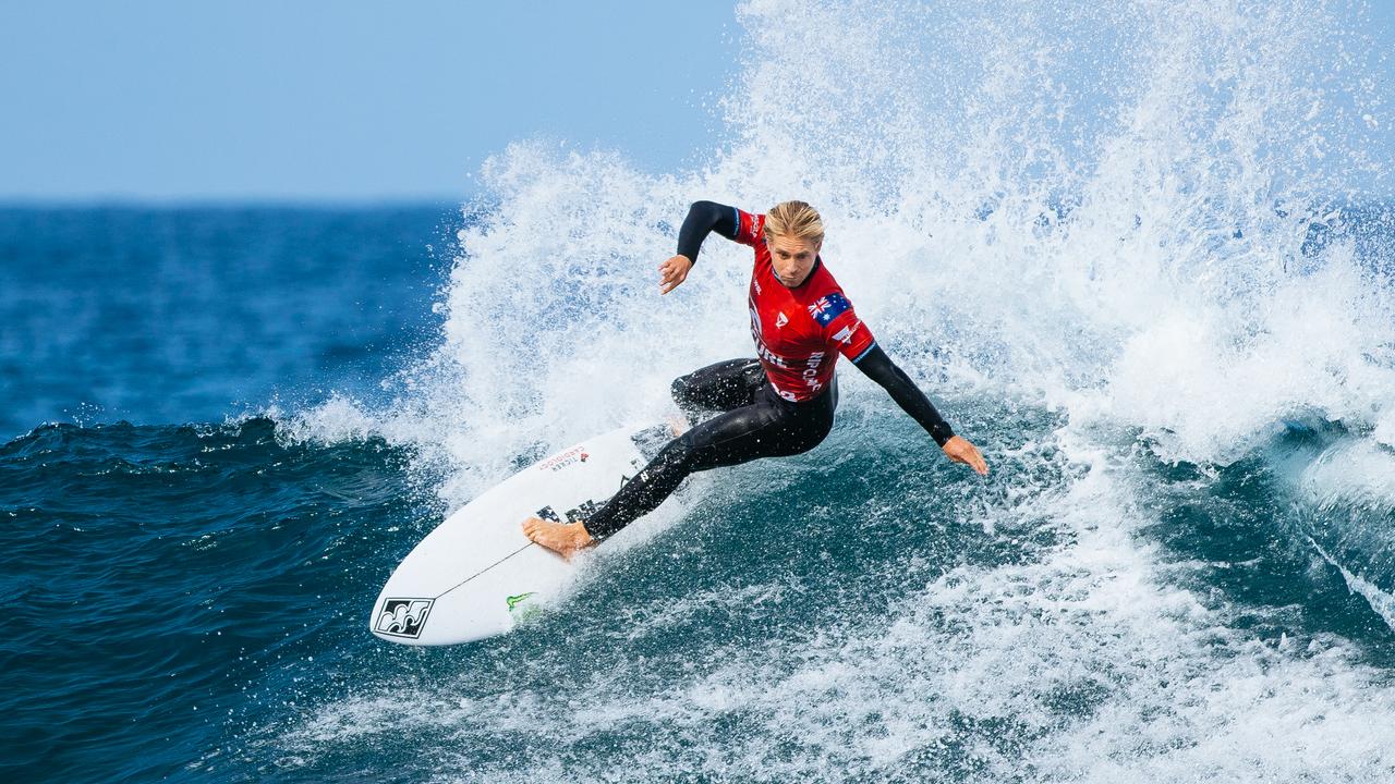 Ethan Ewing in the final at Bells Beach (Photo by Ed Sloane/World Surf League)