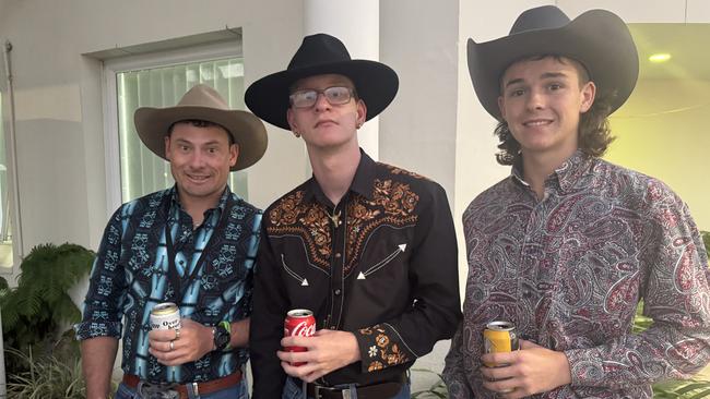 PBR  Jerome McClennon, Caine Bamberry and Connor Doyle