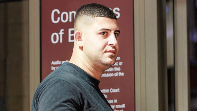 Majid Alibadi, 25, faced Melbourne Magistrates’ Court on Monday charged with more than 20 offences including arson and extortion. Picture: NewsWire