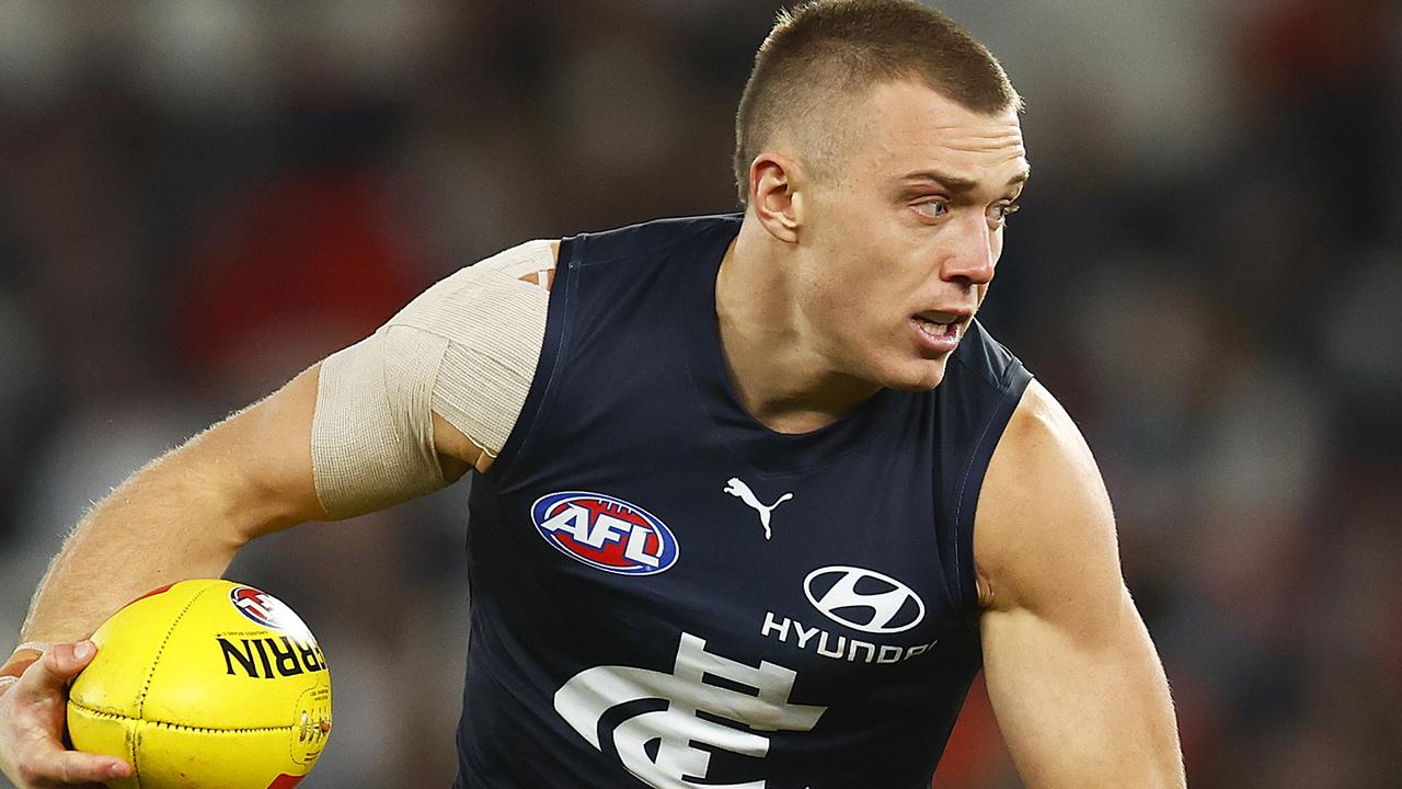 The Blues are rolling the dice on another appeal against Patrick Cripps’ two-match ban. Picture: Getty Images