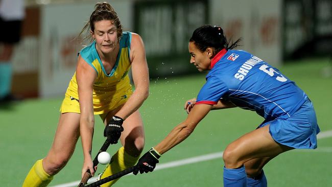 Lily Brazel (left) requested a six-week break to deal with mental health issues. Picture: AAP Image/Richard Wainwright