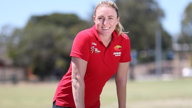 Former Olympian Sally Pearson will mentor Australia’s rising stars in athletics Picture: Peter Wallis