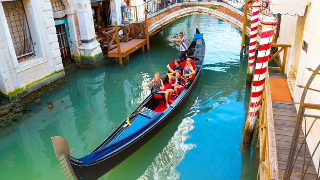 Italian gondolas.