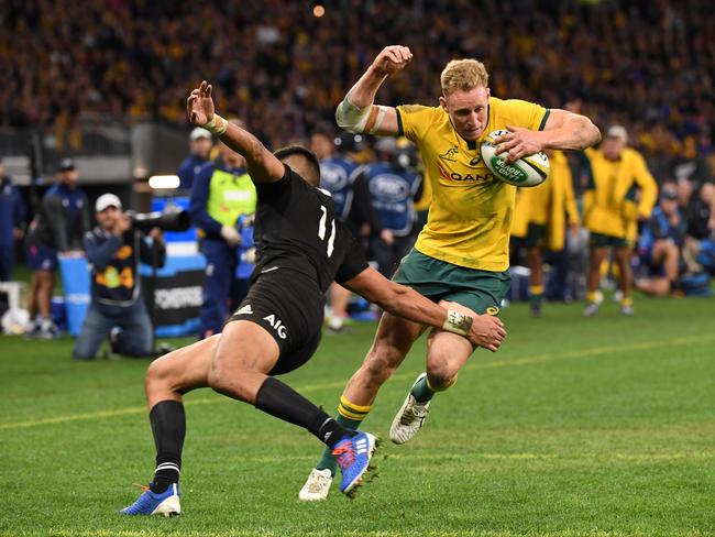 Reece Hodge is a safe option at outside centre for the Wallabies. Picture: AAP Image/Dave Hunt