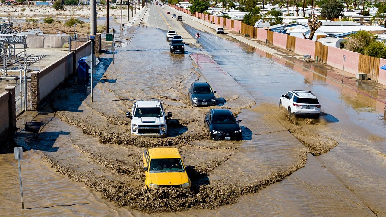 WATCH: Dodgers' stadium flooded as Hurricane Hilary strikes Los