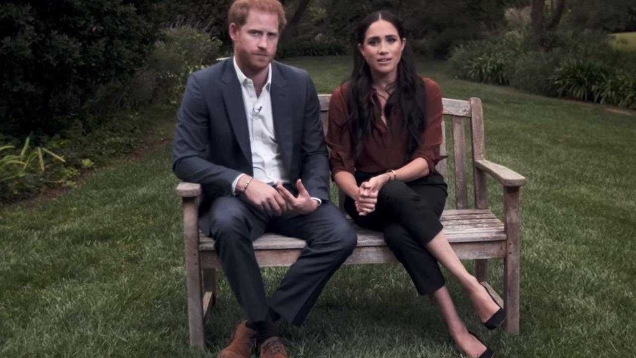 Prince Harry and Meghan Markle faced criticism after urging Americans to register to vote in the upcoming US election during a televised Time 100 special. Picture: Time