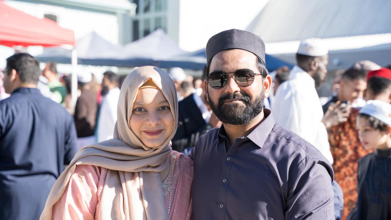 Rafia and Muhammad Farooq from Pakistan at Toowoomba Mosque eid al-fitr celebrations. Wednesday, April 10, 2024 Picture: Christine Schindler