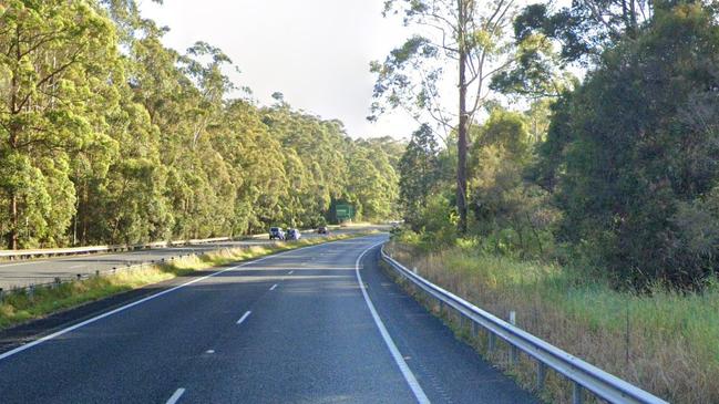 The body of a man believed to be in his 30s was found on the nature strip on the Pacific Hwy at Johns River, near Taree. Picture: Supplied