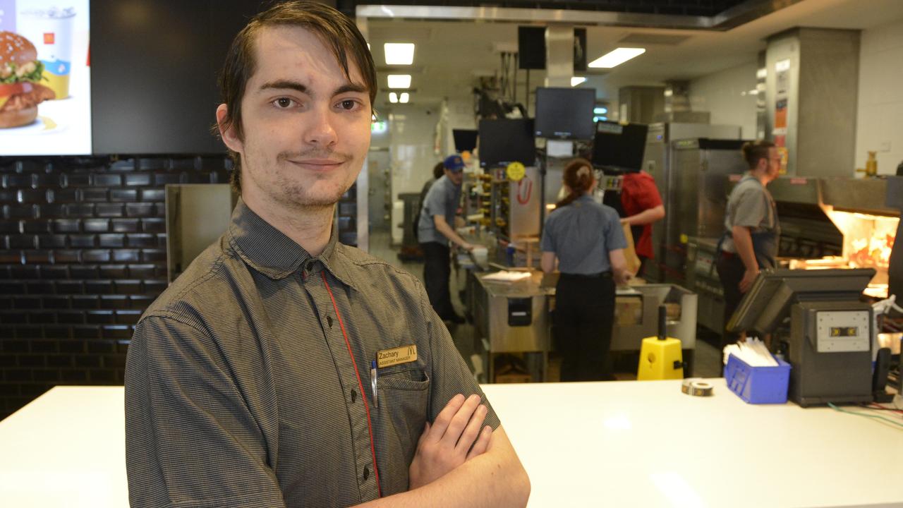 Toowoomba McDonald s disability employment program graduate Zach