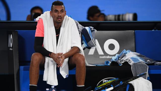 Nick Kyrgios has been urged by Mark Philippoussis to choose a coach wisely. Picture: AAP