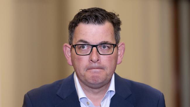 Premier Daniel Andrews has been forced to defend campaign funding decisions. Picture: David Geraghty