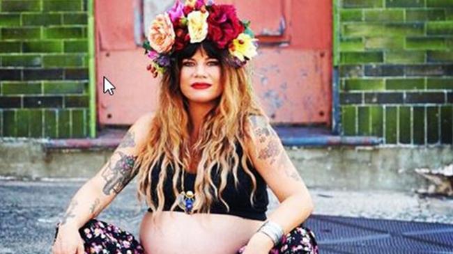 Blogger Constance Hall during her most recent pregnancy. Picture taken from @mrsconstancehall Instagram