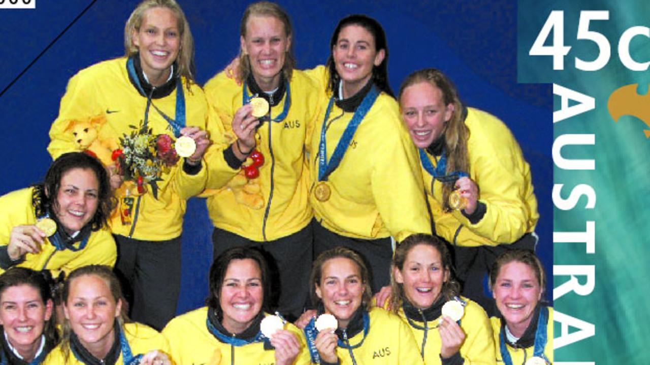 The gold medal winning women got their own stamp after the sensational victory in 2000.