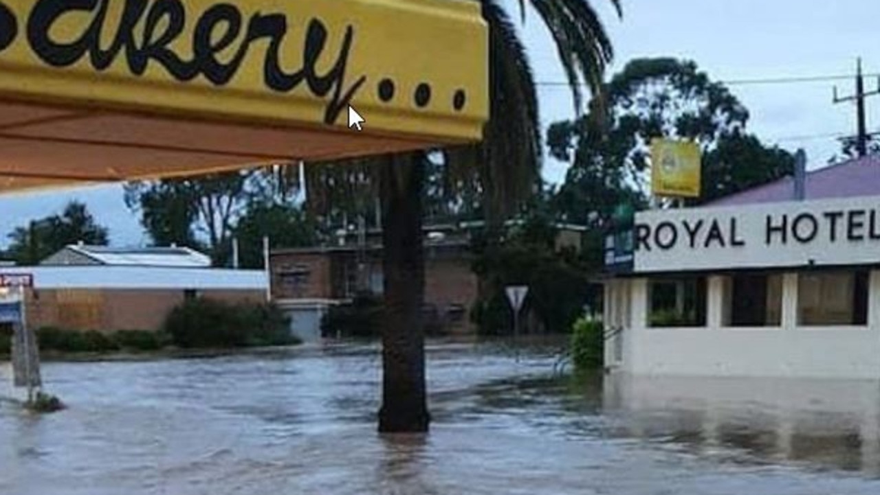 Flooding in Inglewood on the southern Darling Downs. Picture: Instagram david_crisafulli