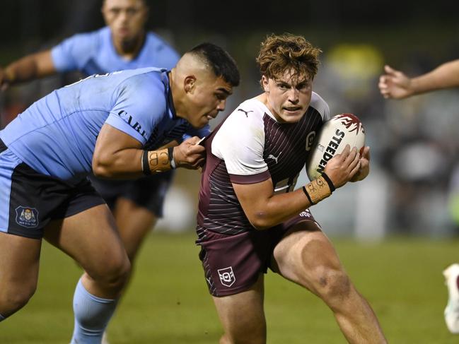 Coby Black in action for the Queensland Under 19 team in 2024.