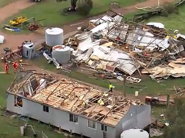 Family’s horror watching tornado rip through home