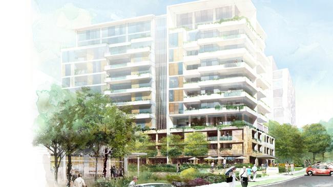 And artist’s impression for proposed redevelopment of 18 Waitara Ave, Waitara.