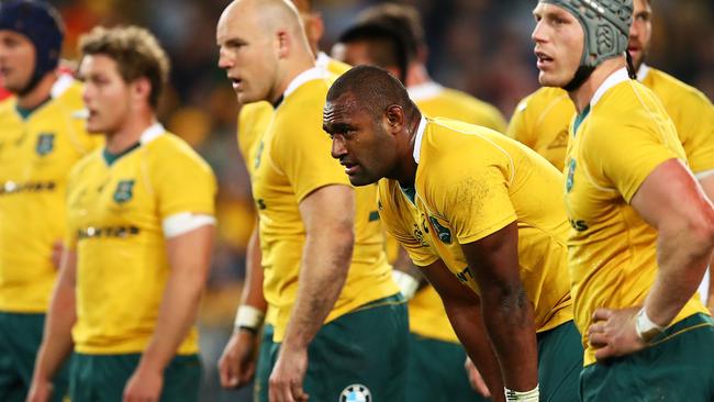 It was a tough night at the office for the Wallabies against a rampaging All Blacks side.