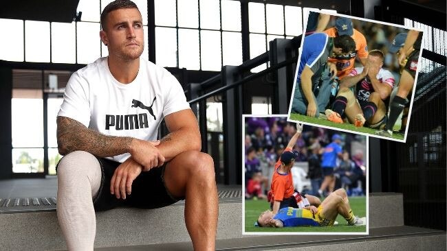 Cronulla's Cameron King on his season-ending knee injury.