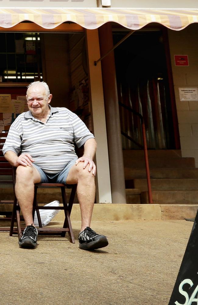 Clive Millers, then 70 poses for a photo amid new hope for the Mary Valley after the launch of a State Government renewal plan in the wake of the failed Traveston Dam project. Photo: Megan Slade.