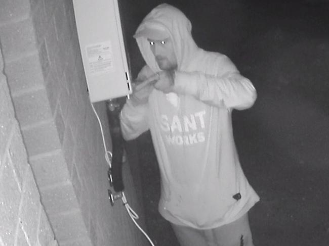 Police have released this image of a man they wish the speak to in relation to a stolen hot water service.