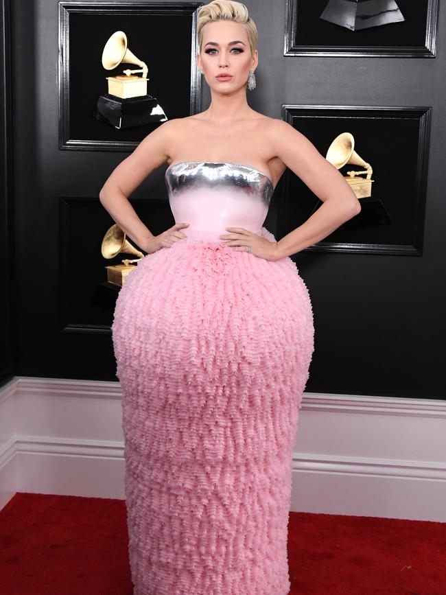 Perry at the Grammy Awards in February. Picture: Jon Kopaloff/Getty Images