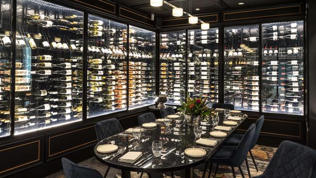 The cellar and private dining room. Picture: Monique Harmer