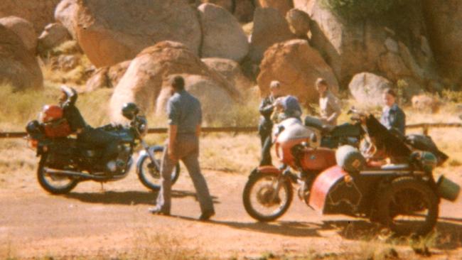 Cold Case - Police are reviewing the Cold Case triple murder of Karen Edwards, Tim Thomson and Gordon Twaddle at Spear Creek near Mt Isa in 1978.The last known picture of the group, taken by a tourist when they stopped at Devils Marbles.