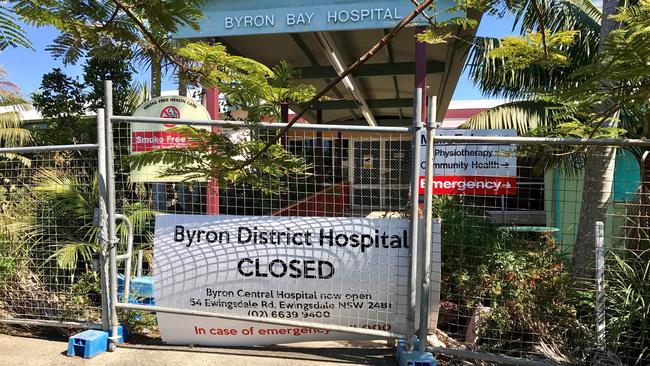 The old Byron Bay Hospital site after its closure. Picture: Christian Morrow