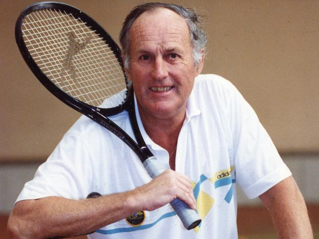 Australian Davis Cup captain Neale Fraser in 1991. Picture: Unidentified staff photographer